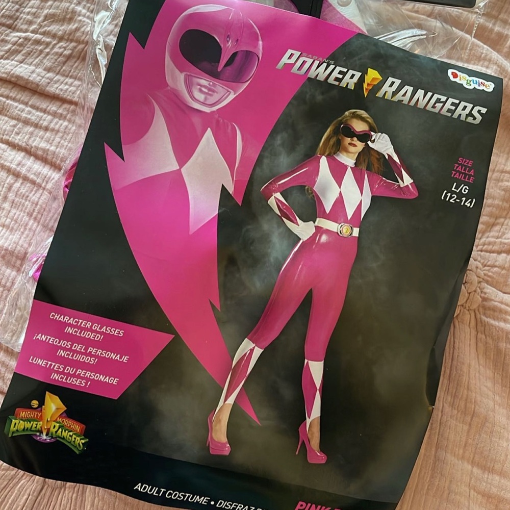 Brand new Pink Power Ranger Costume